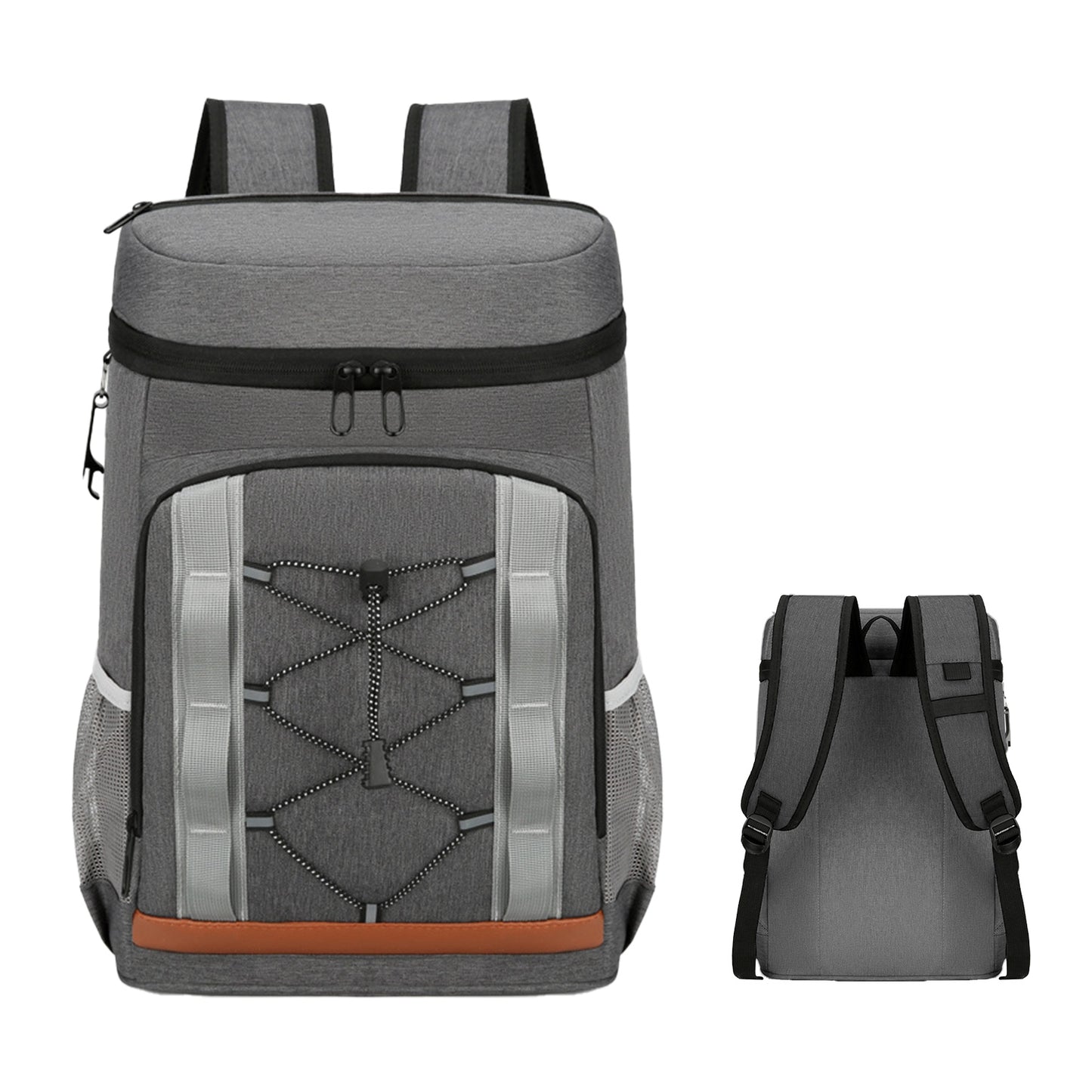 Insulated Cooler Backpack 36 Can Leakproof with Bottle Opener