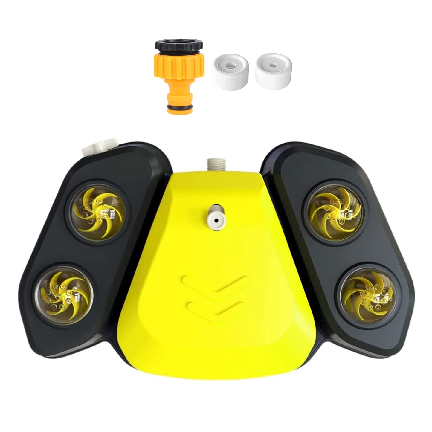 Step-On Dog Water Fountain with Sprinkler & Shower Balls