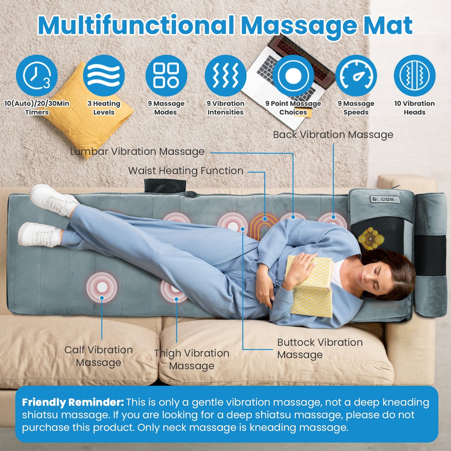 Full Body Electric Massage Mat