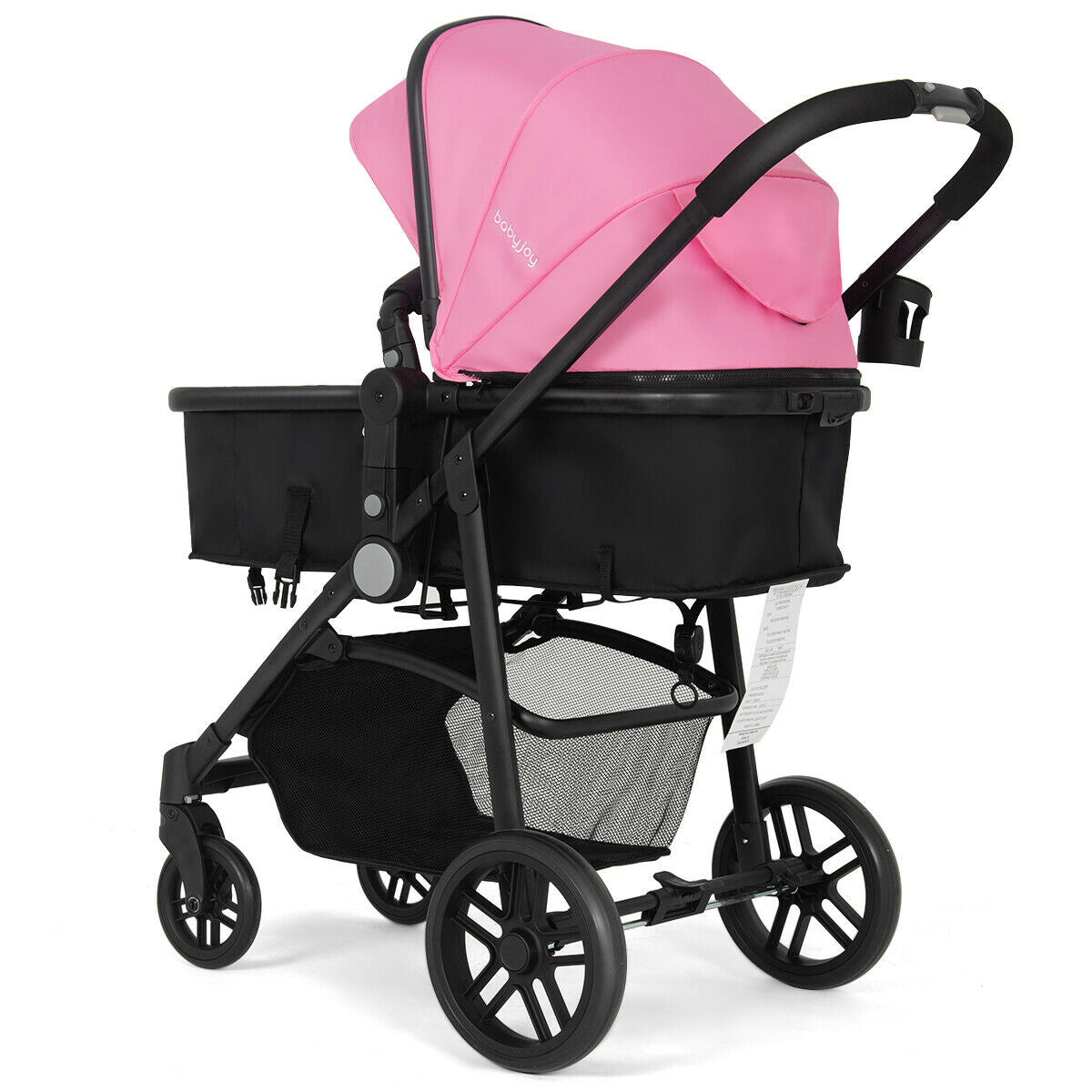 2-in-1 Foldable Baby Stroller with Reversible Seat