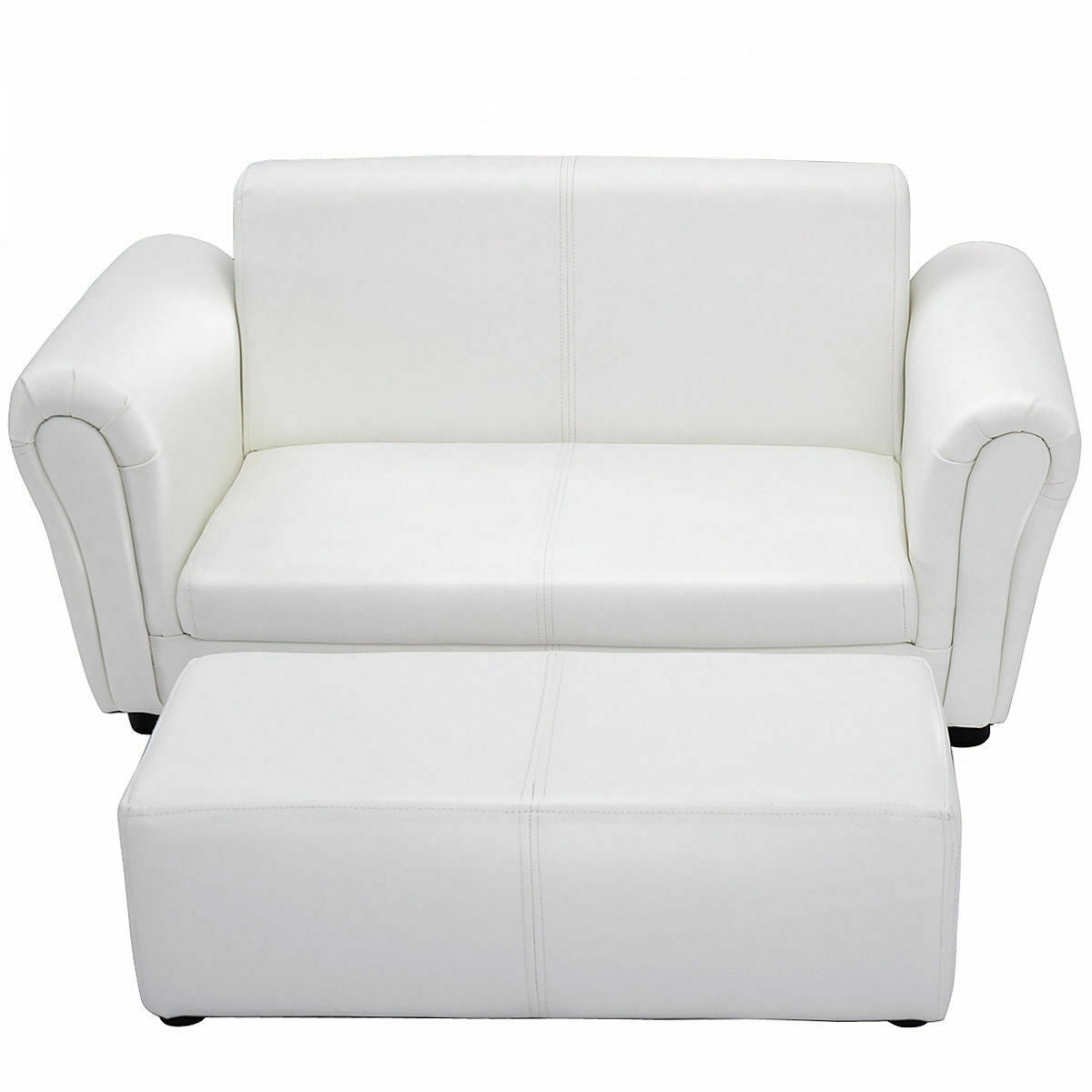Kids Double Sofa with Ottoman