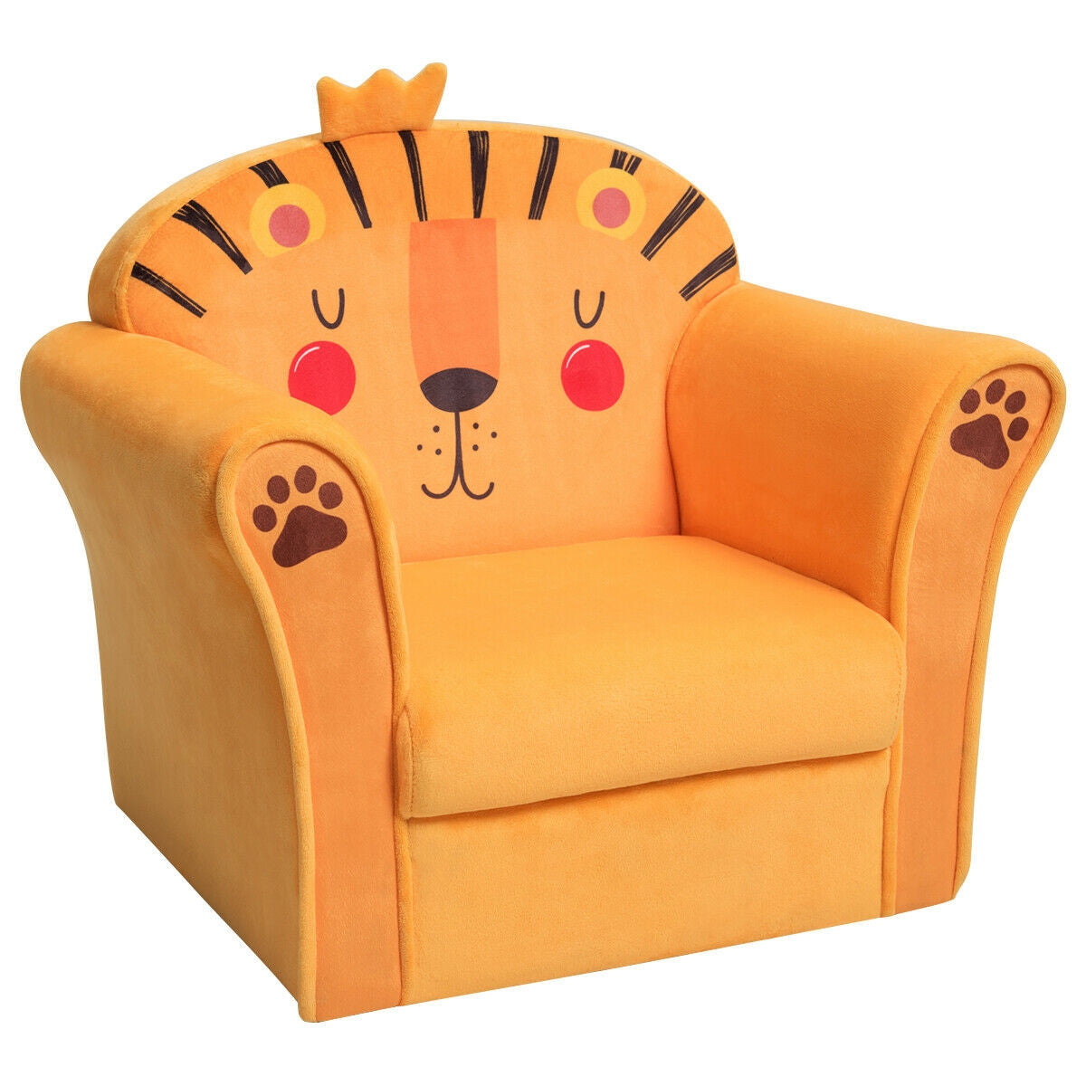 Kids Astronaut Armrest Upholstered Sofa Chair
