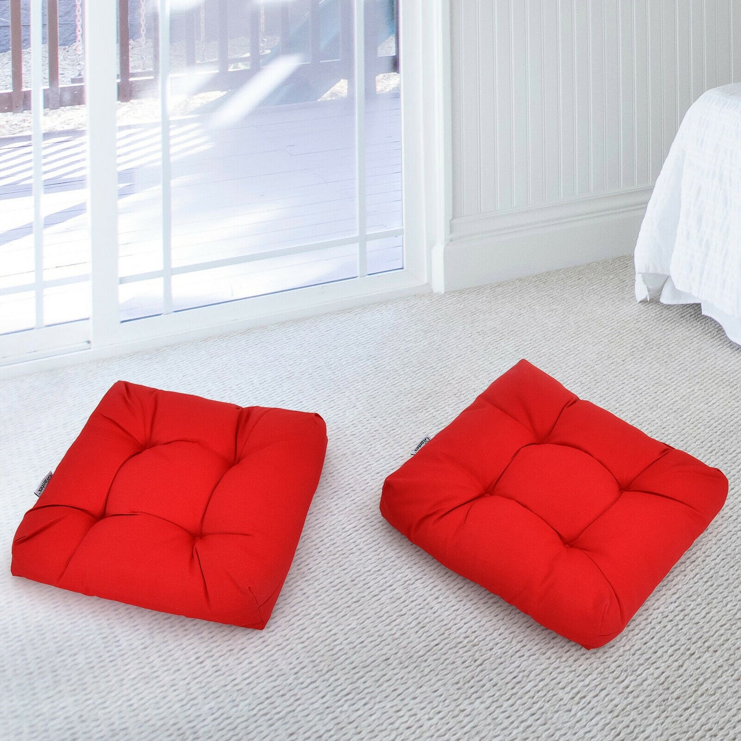 21x21 Inch Patio Chair Seat Cushion Pads - Indoor & Outdoor