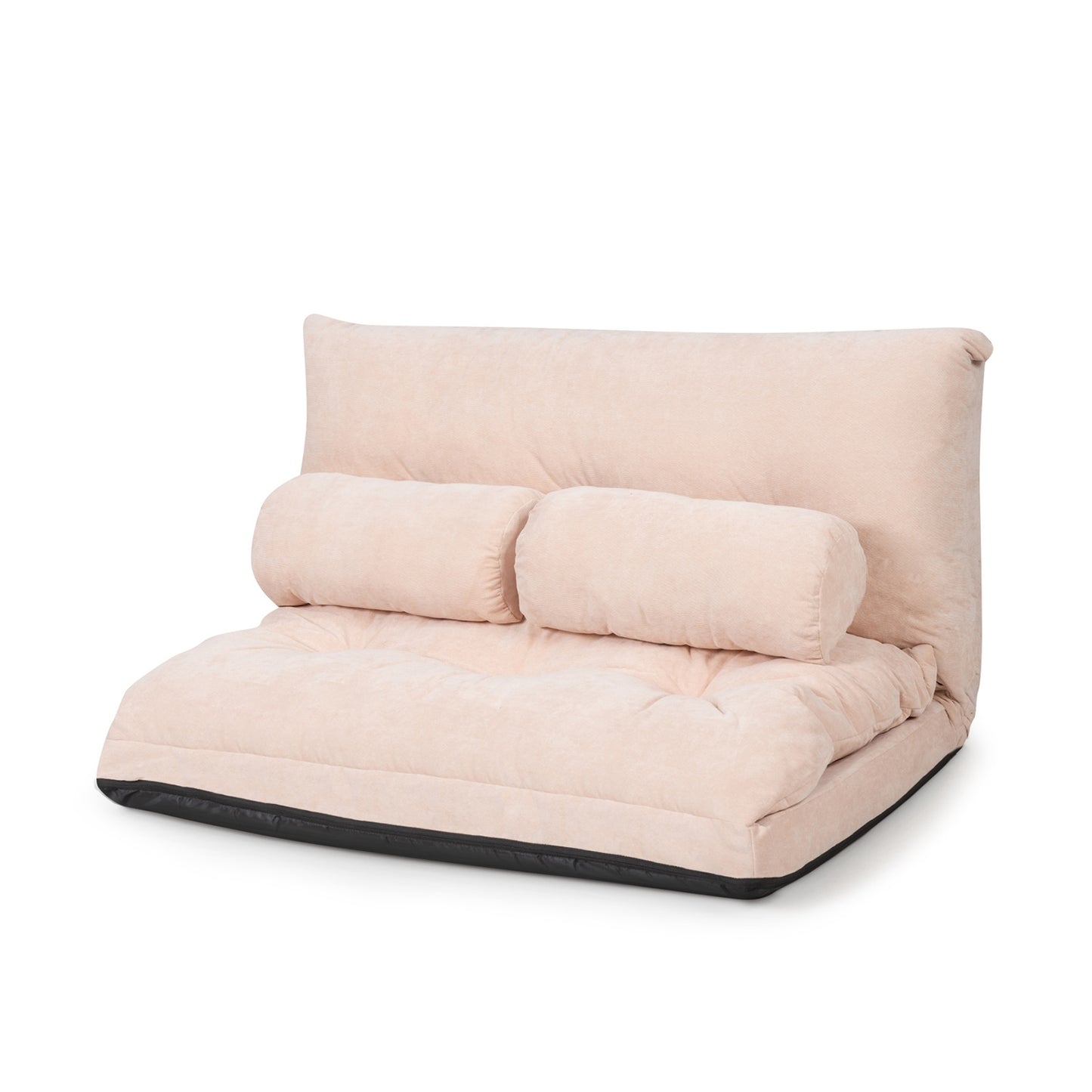 6-Position Adjustable Floor Sofa with 2 Pillows