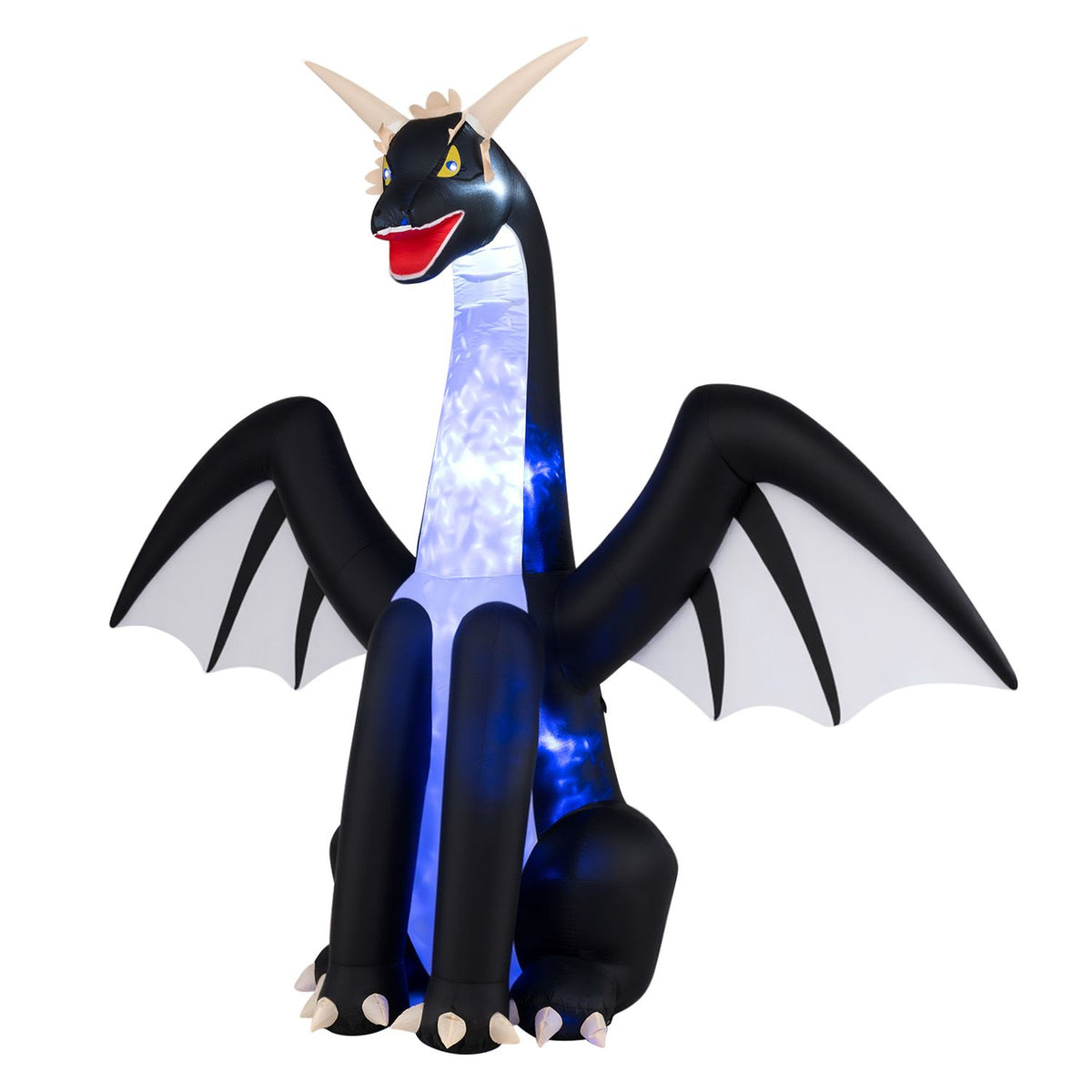 8 FTTall Halloween Inflatables Ice Dragon Outdoor Decoration