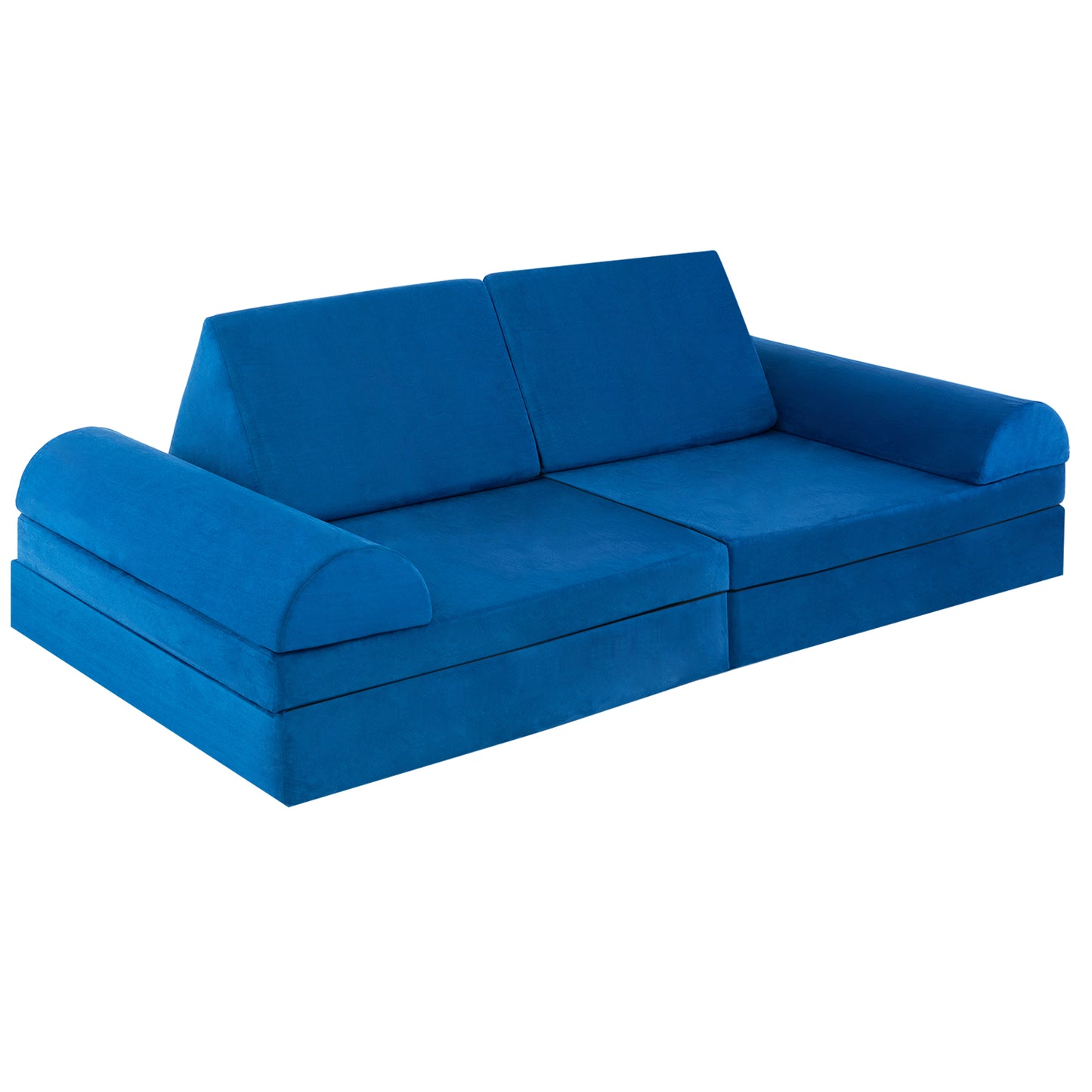 6-Piece Convertible Kids Sofa Playset with Zipper