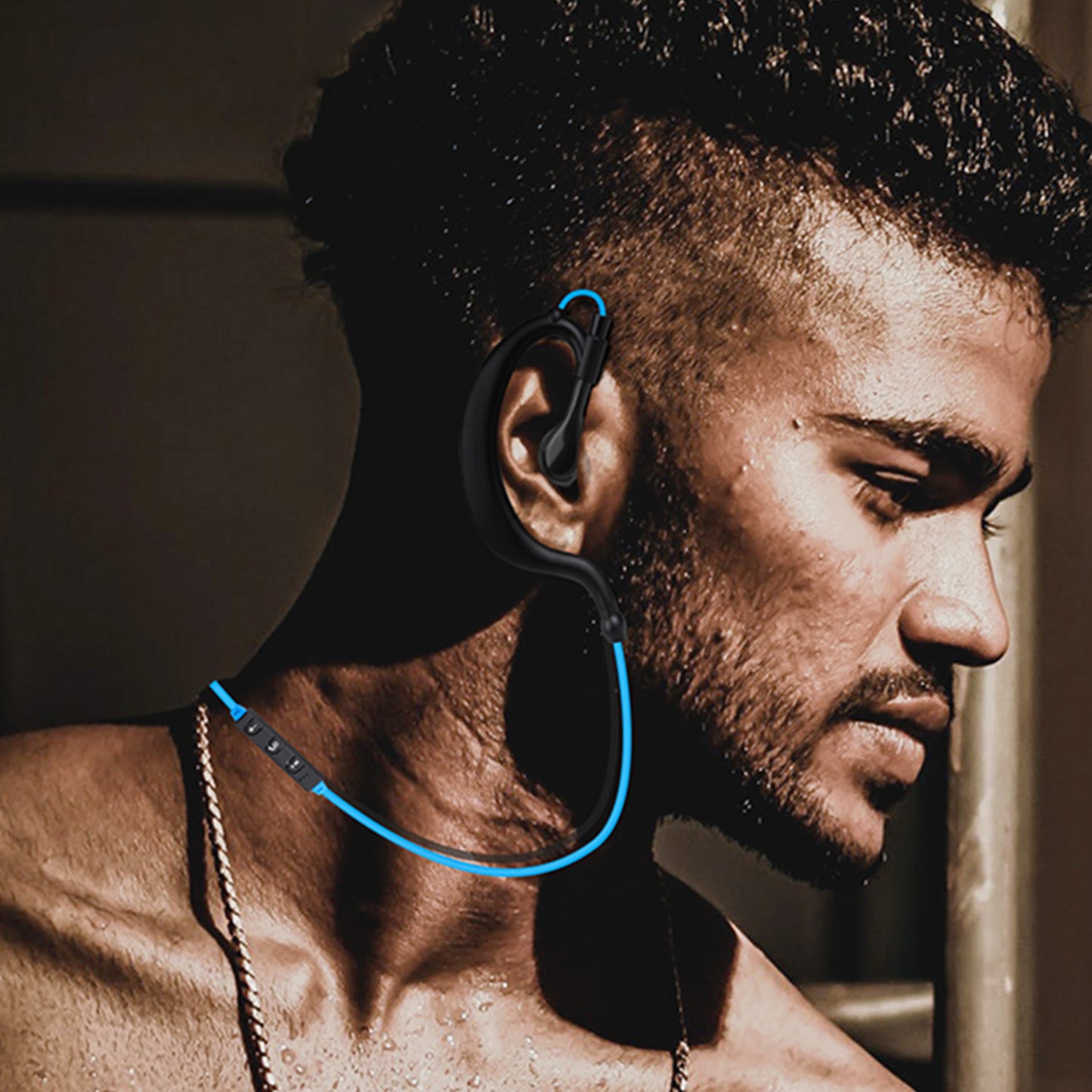 Wireless Sport Earbuds with Neckband and Sweat-Proof Design
