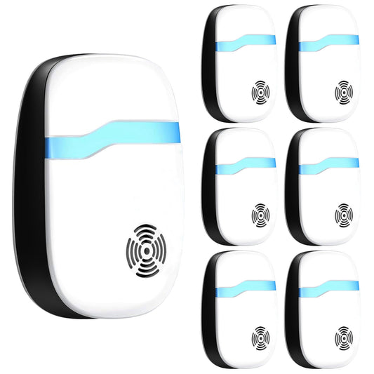 Ultrasonic Pest Repeller 6-Pack for Indoor Rodent Control