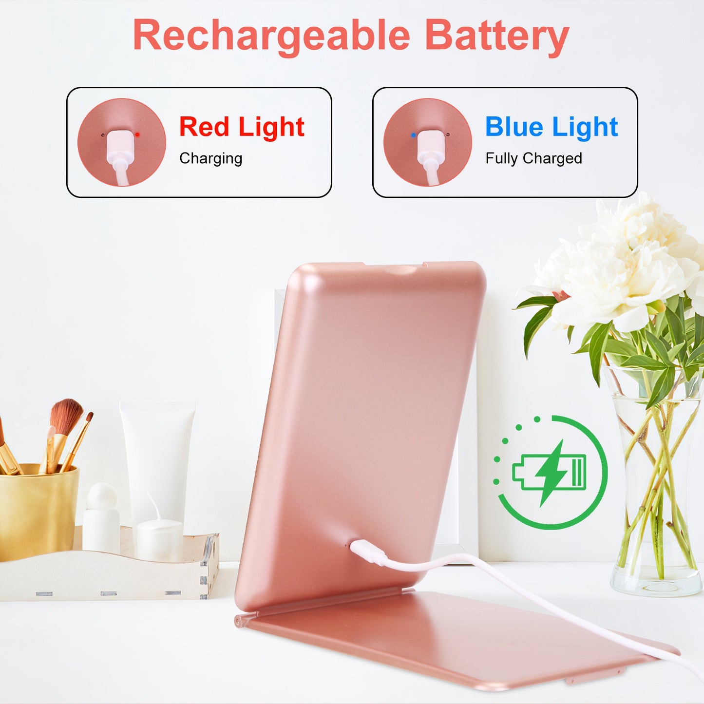 Folding Travel Makeup Mirror