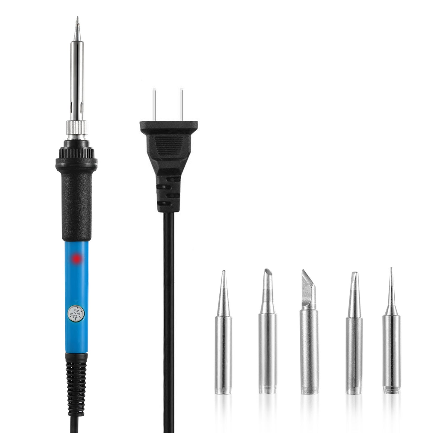 Adjustable Temperature Soldering Iron 60W with 5 Tips