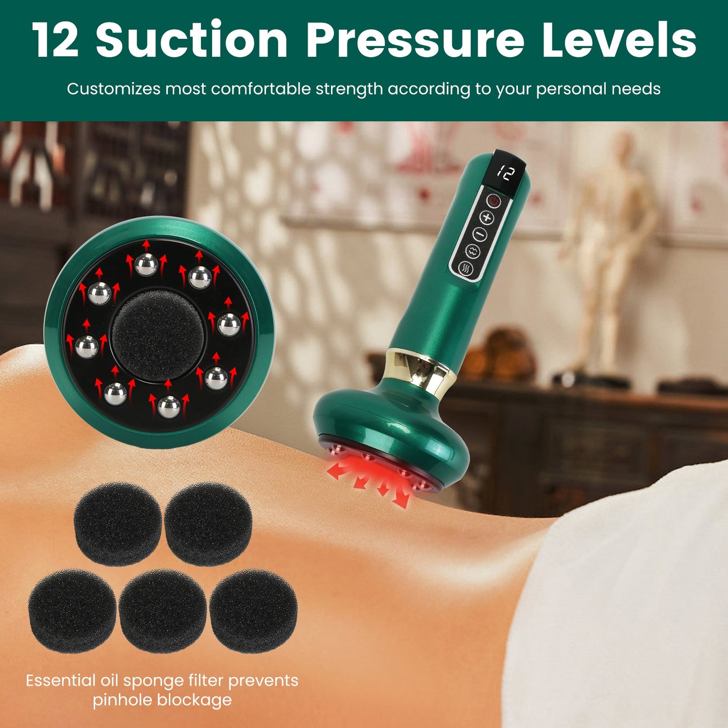Anti-Cellulite Vacuum Cupping Massager Kit