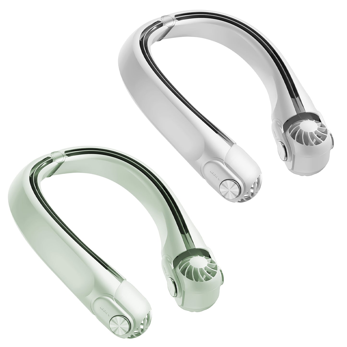 Portable Neck Hanging Fan with 360° Airflow & 3 Speeds