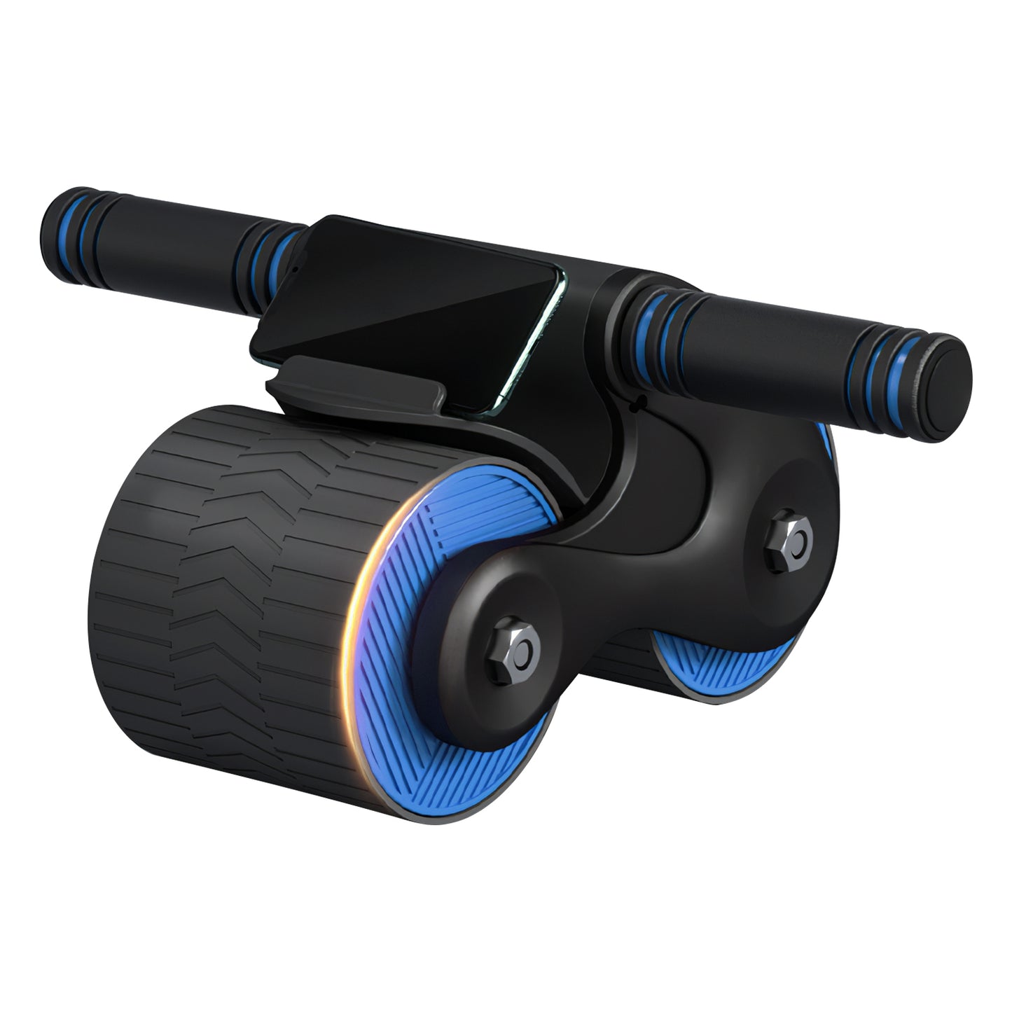 Automatic Rebound AB Roller Wheel with Kneel Pad & Phone Holder