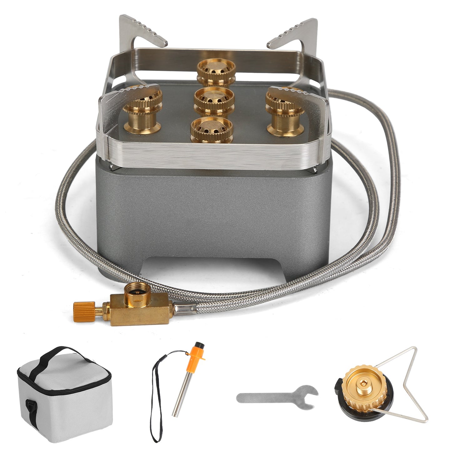 Portable Camping Stove 12000W with Windproof Design