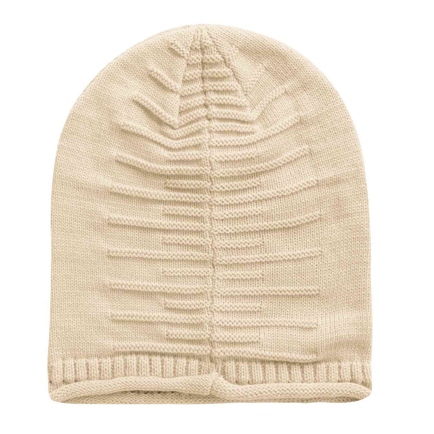 Slouchy Knit Beanie Hat - Unisex Winter Warm Skull Cap