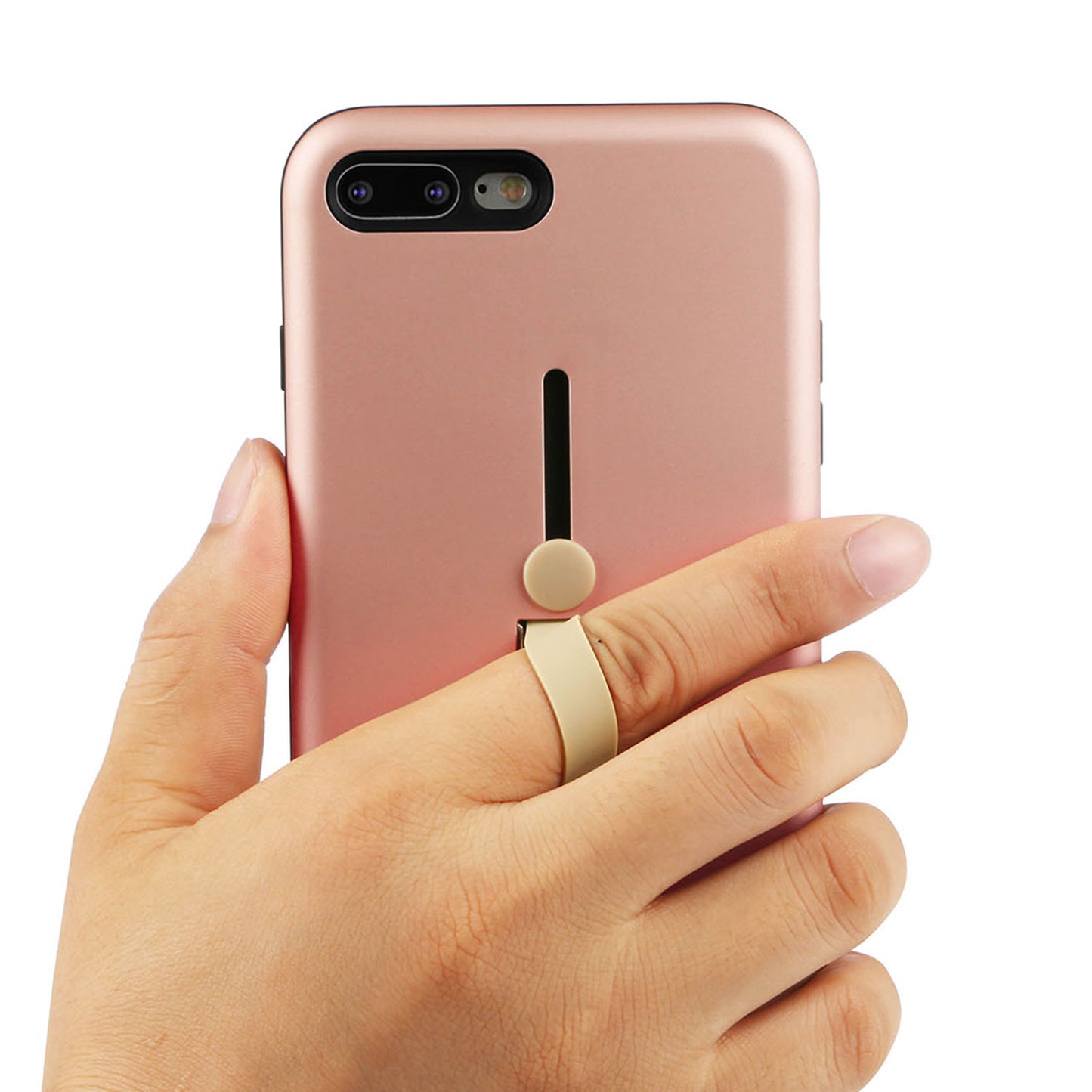 iPhone 8 Plus Case with Kickstand - Rugged Slim Snap-On