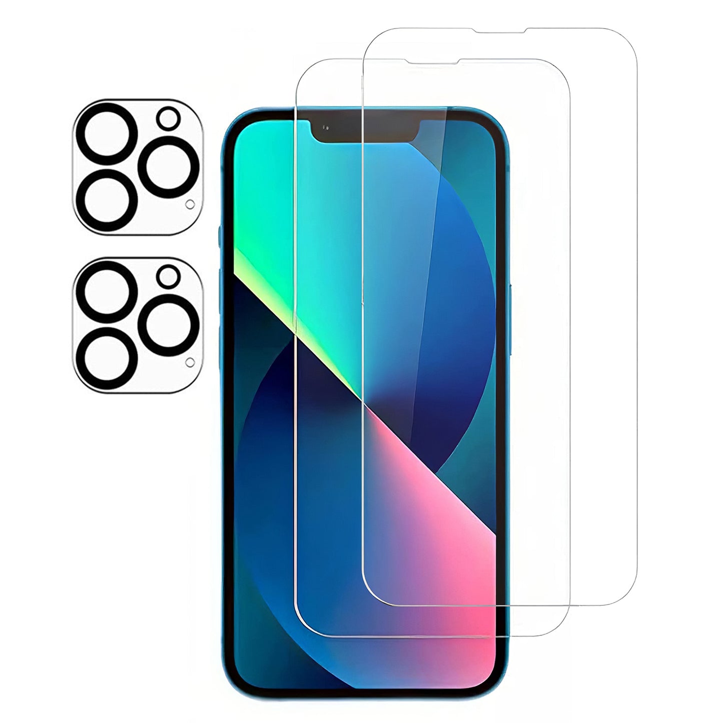 Camera Lens Protector for iPhone 12/13/14 - 9H Tempered Glass