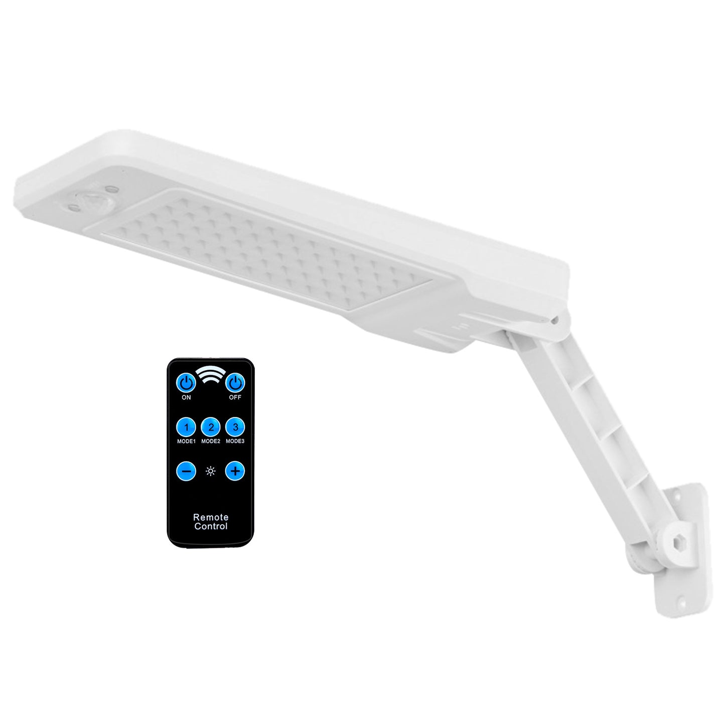 Solar Wall Light with Motion Sensor & Remote Control - 60 LED