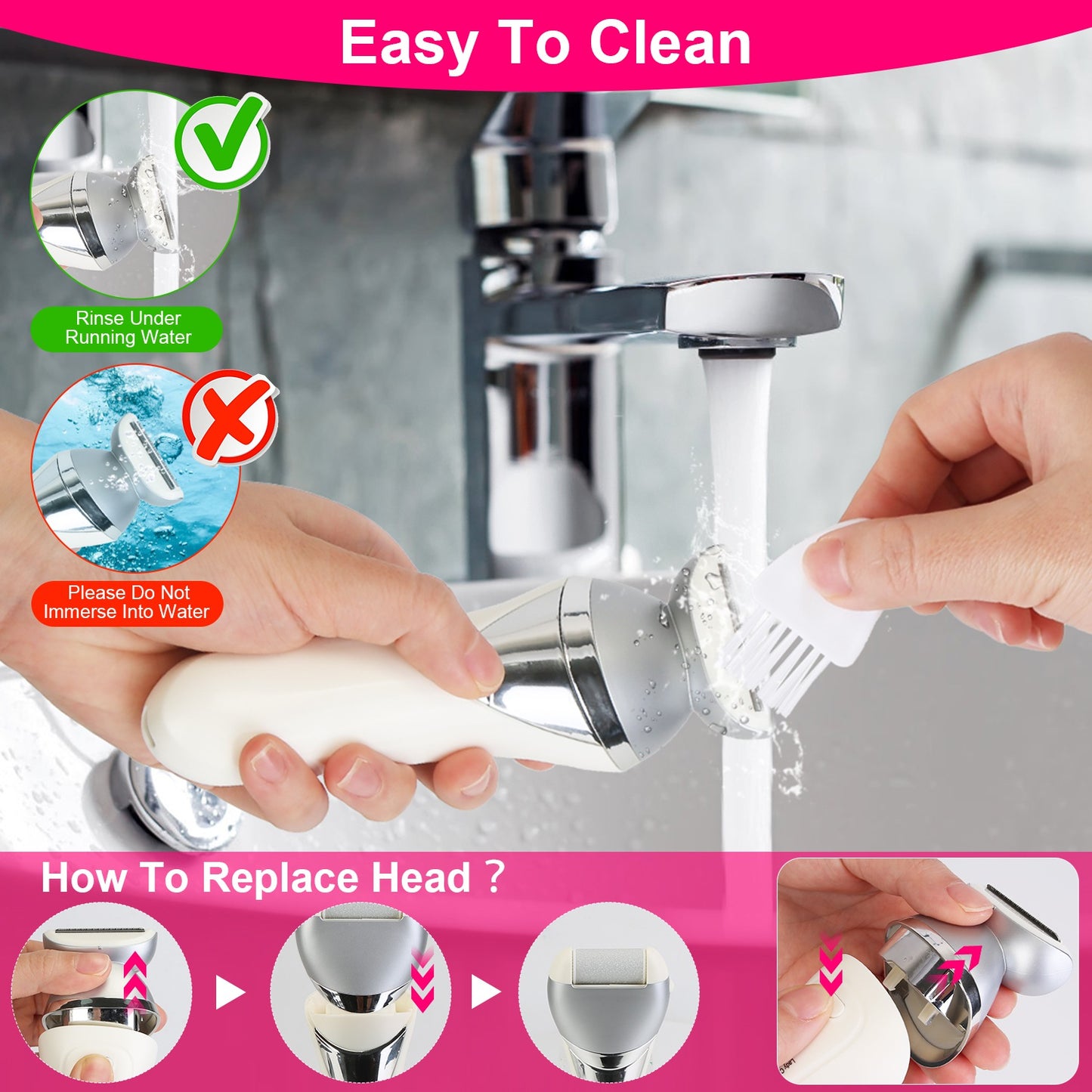 7 In 1 Electric Razor for Women Lady Hair Removal