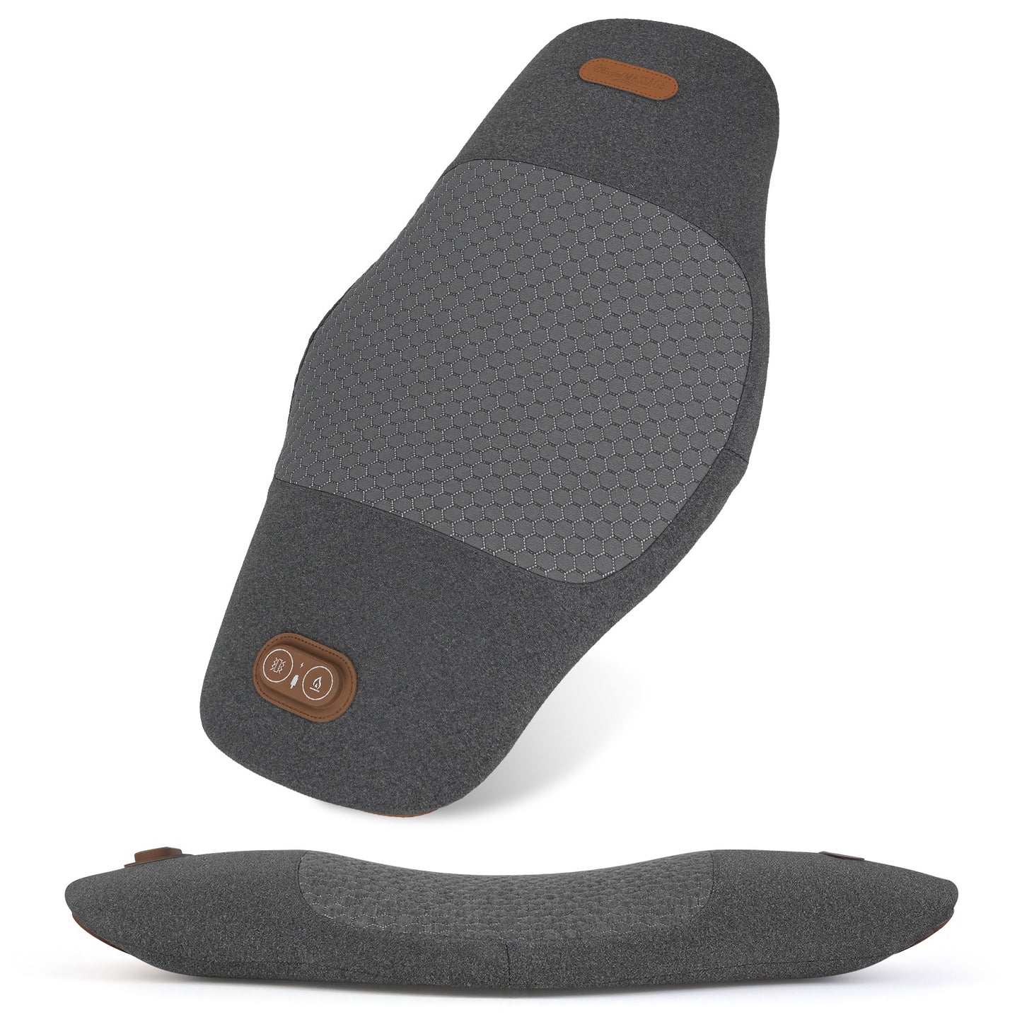 Electric Lumbar Massager Pillow with Heat & Vibration