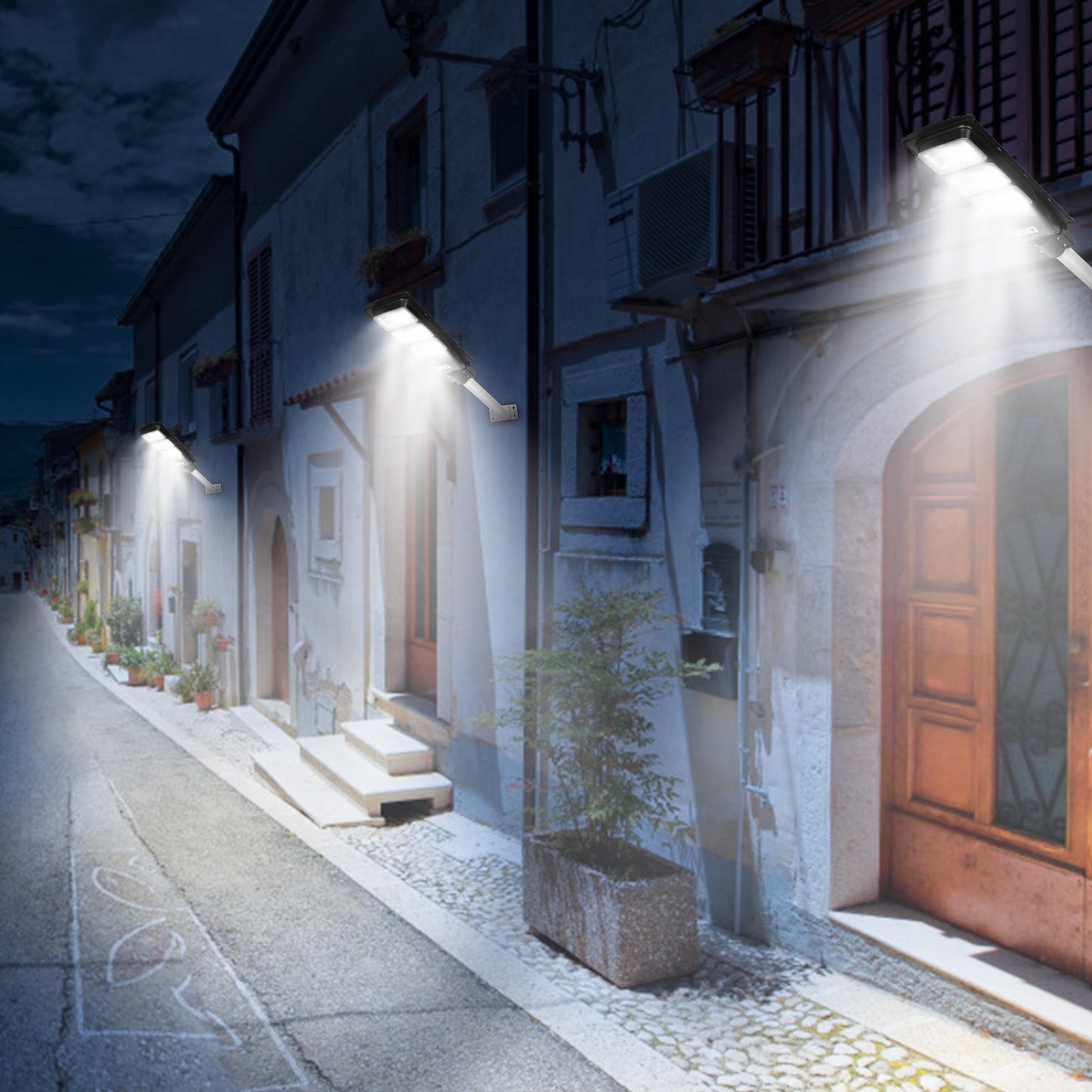 Solar Street Light 180 LED with Radar Sensor & Remote Control