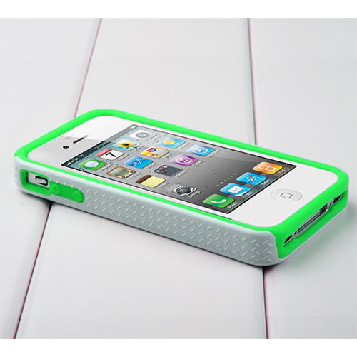 Zebra Print Hybrid Case for iPhone 4/4S with Screen Protector
