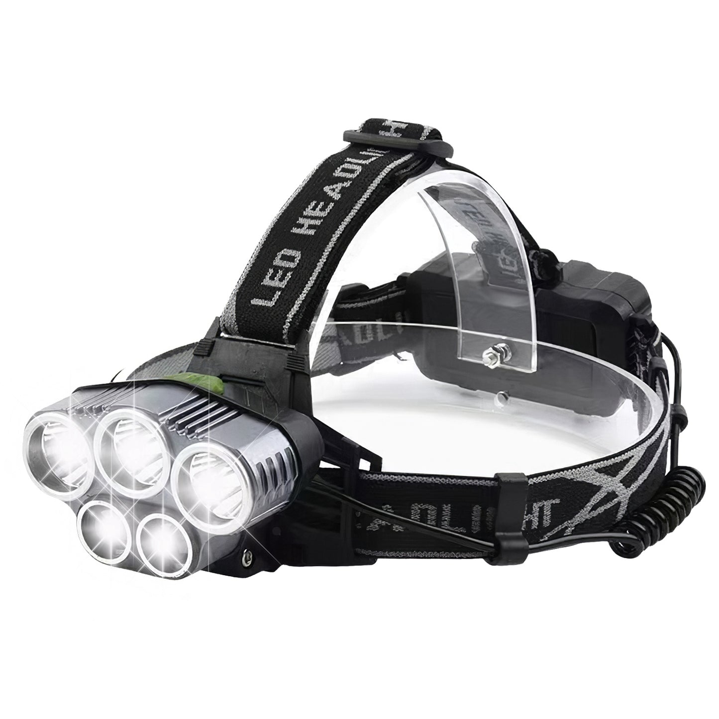 Rechargeable LED Headlamp 20000 Lumen 5 Modes Adjustable Beam