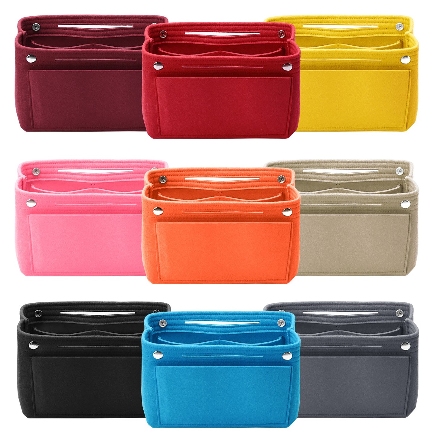 Felt Handbag Insert Organizer Purse