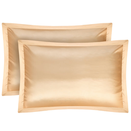 Satin Pillowcases Queen Size - 2 Pack Silky Smooth