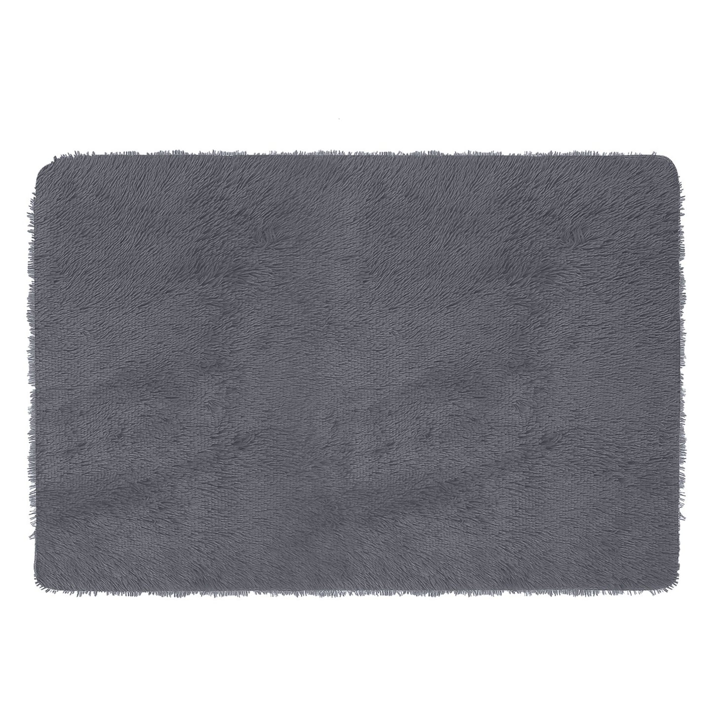 Shaggy Area Rug 4' x 2.6' Anti-Slip Soft Polyester Floor Mat