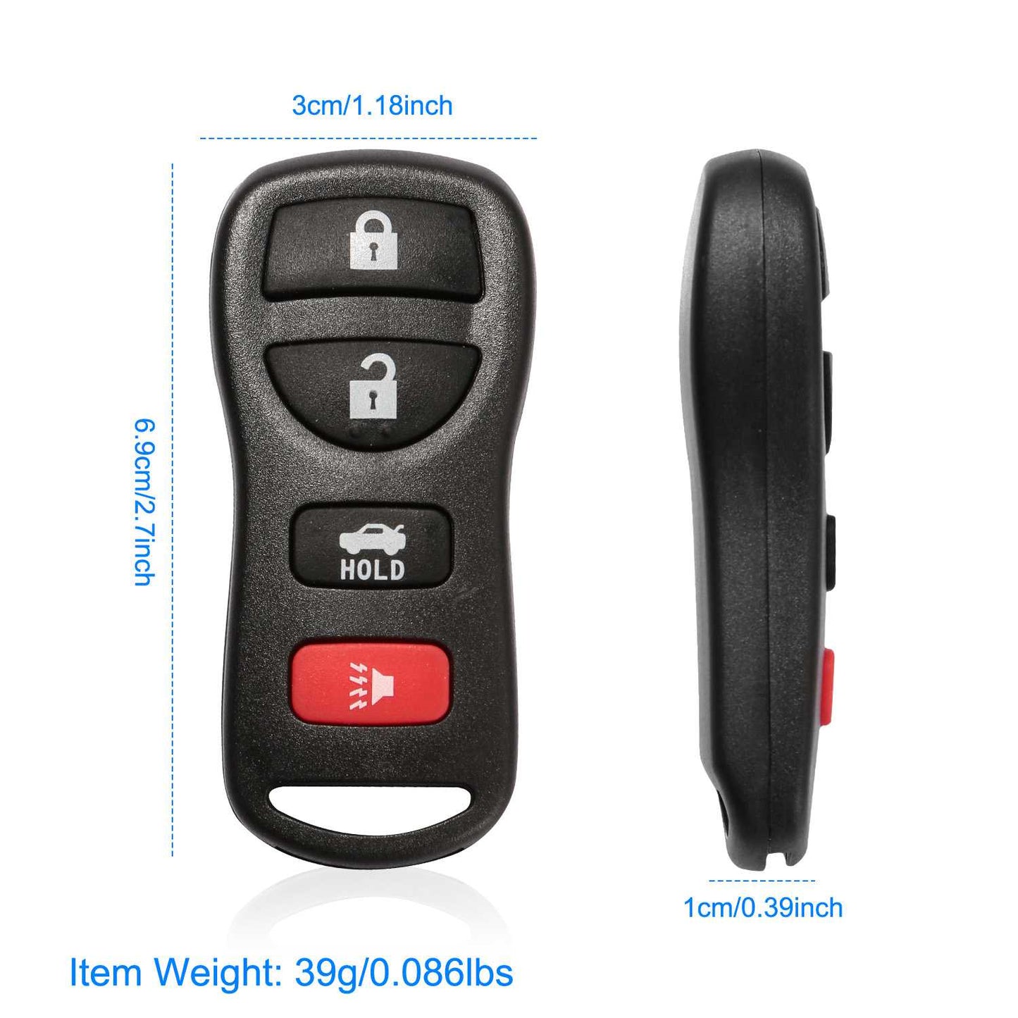 Keyless Entry Remote Key Fob for 2002-2006 Nissan Altima