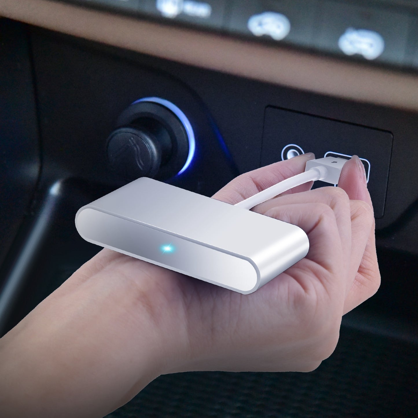 Wireless CarPlay Adapter for iPhone & Android - 5GHz WiFi