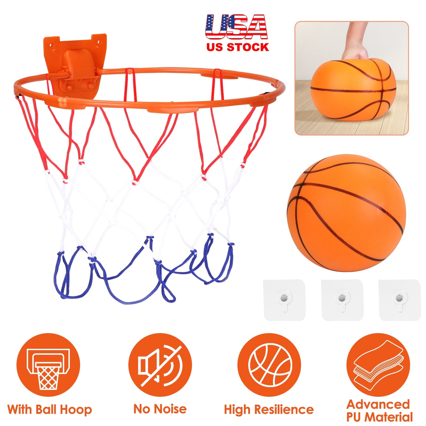 Silent Foam Basketball for Indoor Training