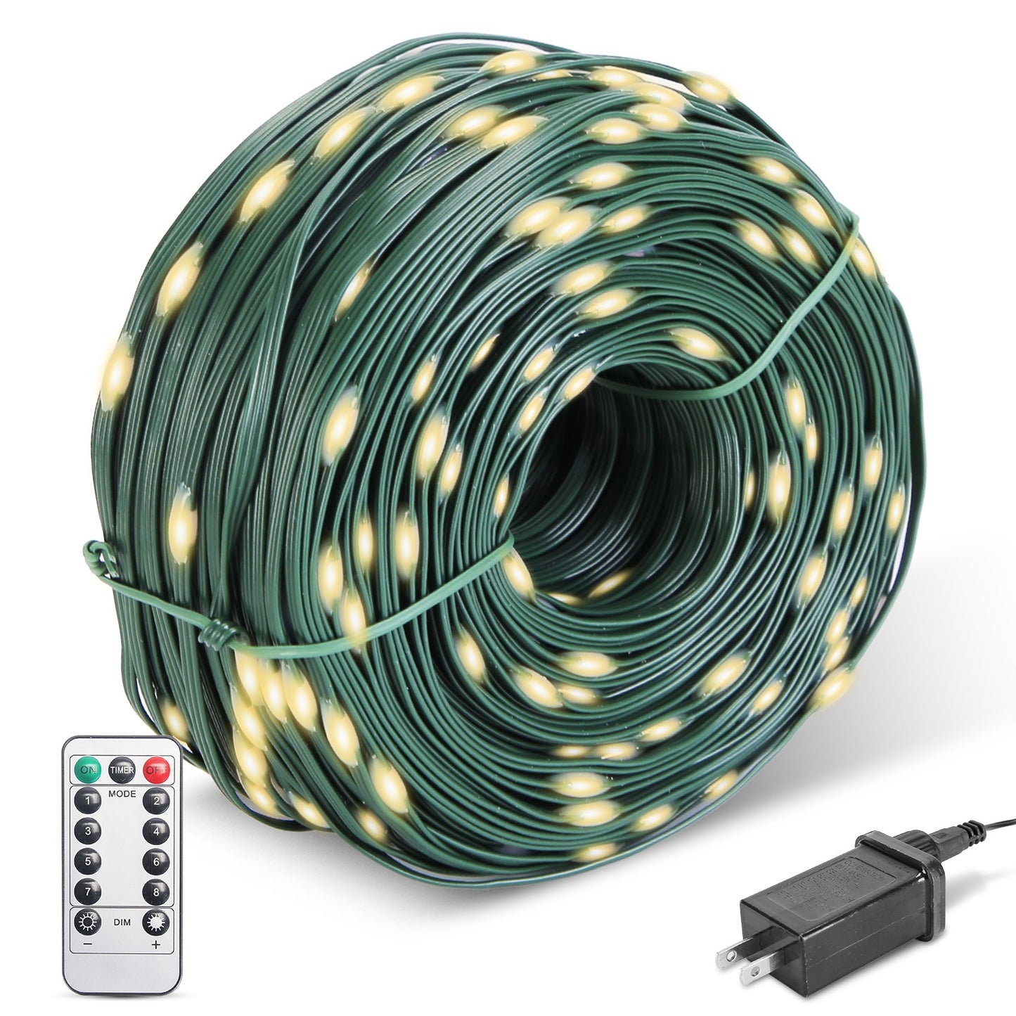 330FT 1000 LED String Lights with Remote & Timer