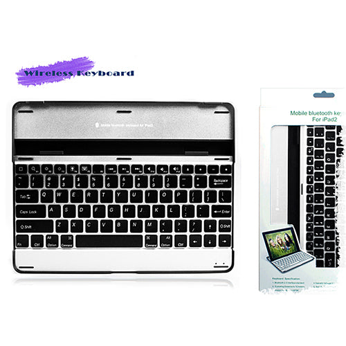 Wireless Keyboard Case for iPad 2 with Aluminum Cover