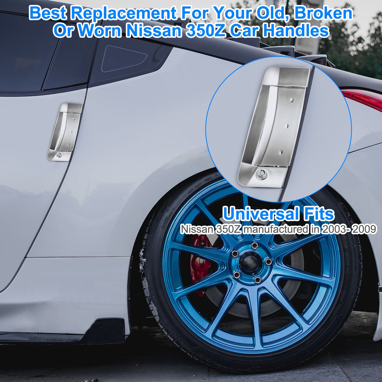 Driver Side Exterior Door Handle for Nissan 350Z 2003-2009