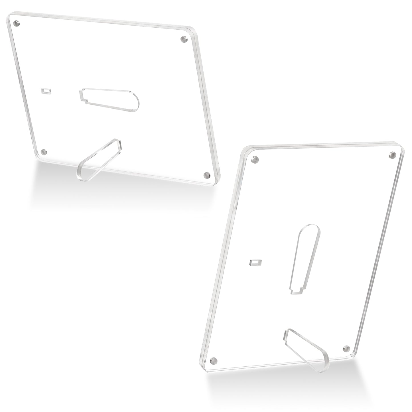 Acrylic Photo Frames 5x7 Inch - Set of 4 Magnetic Frameless