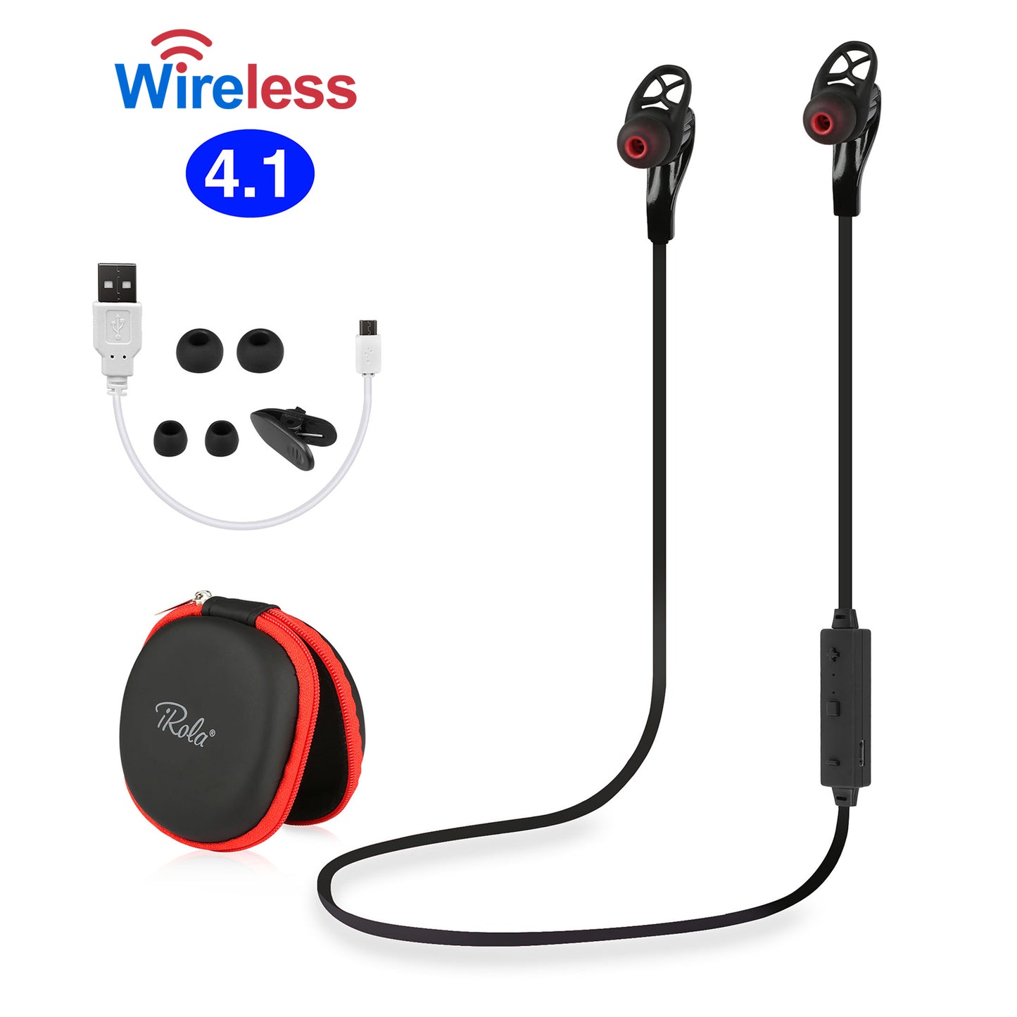Wireless Sport Earphones with Mic and Dual Device Connection