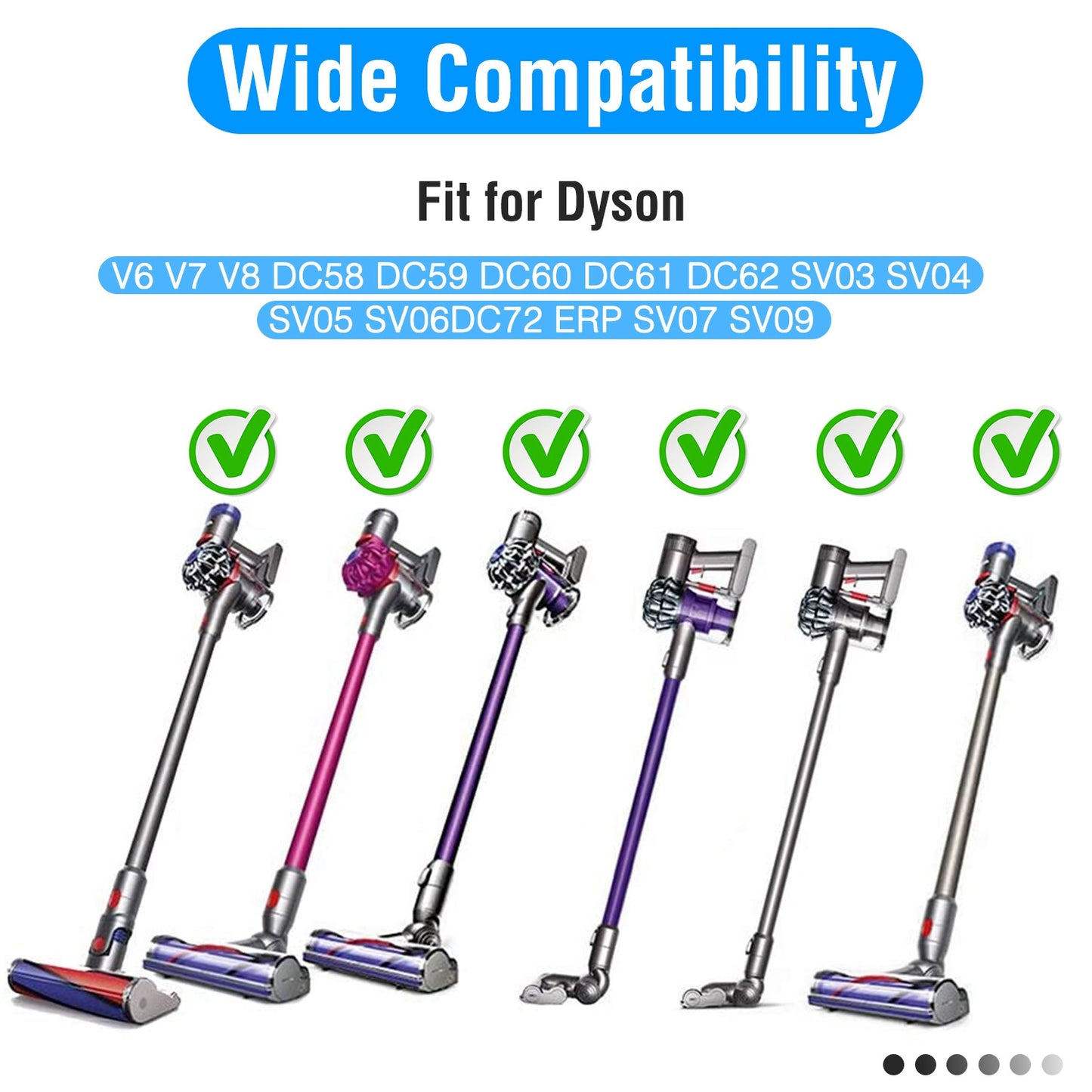 Dyson Vacuum Charger for V6 V7 V8 Series Cordless Models