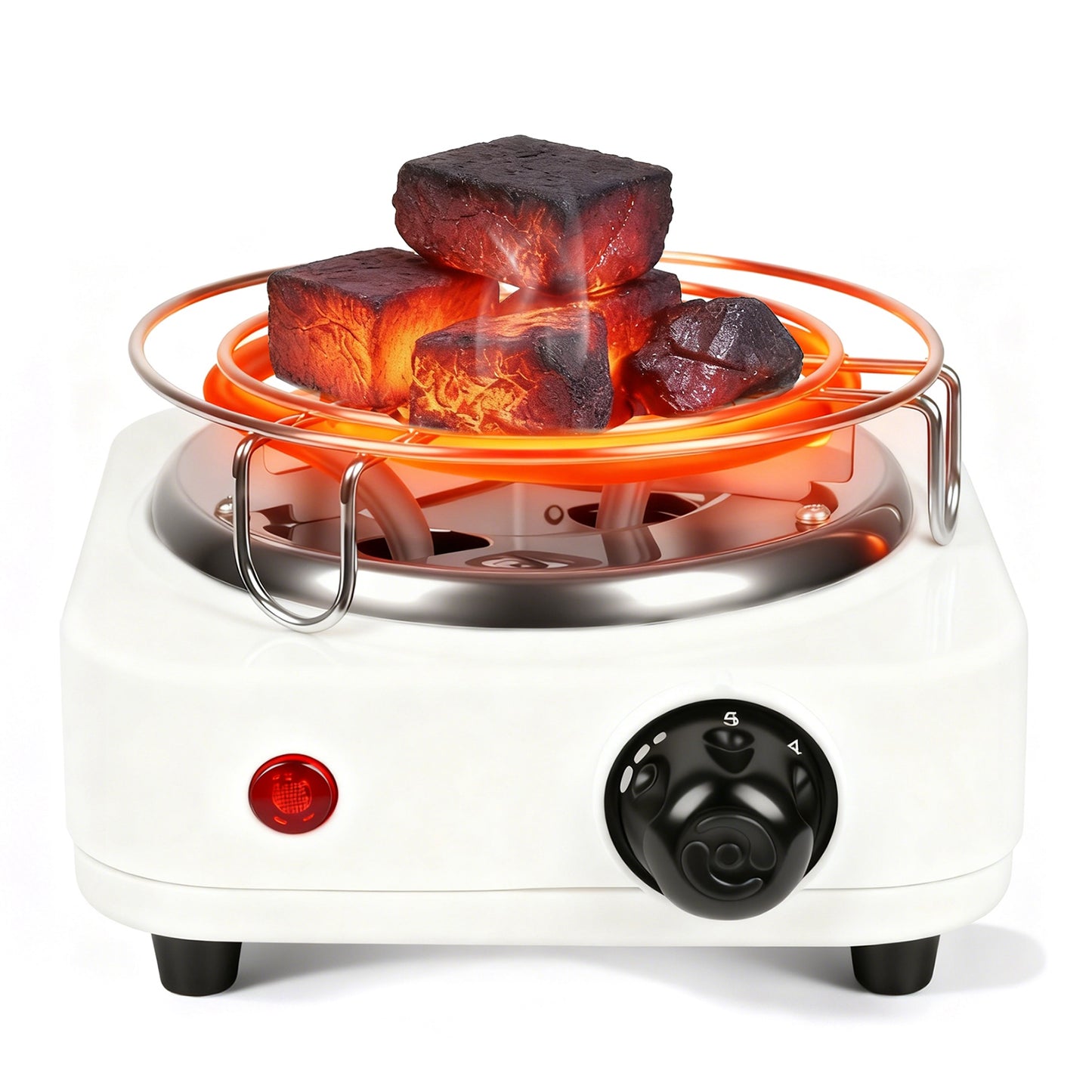 Electric Charcoal Burner 500W with 5 Temperature Settings