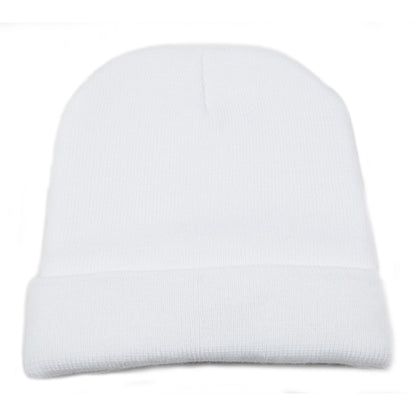 LED Knitted Beanie with Built-In Headlamp for Hands-Free Light
