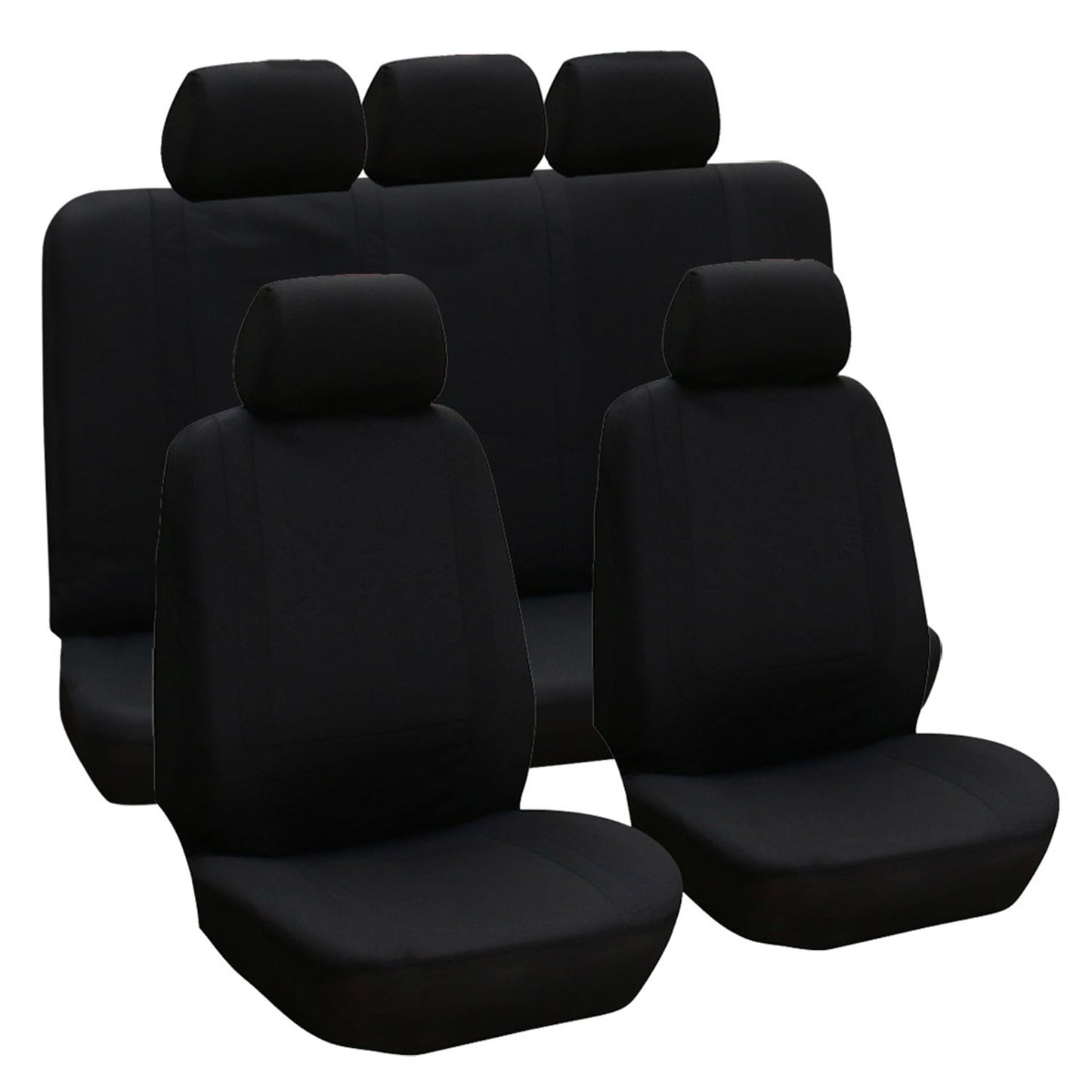 Universal Car Seat Covers 9-Piece Set for Auto Truck SUV