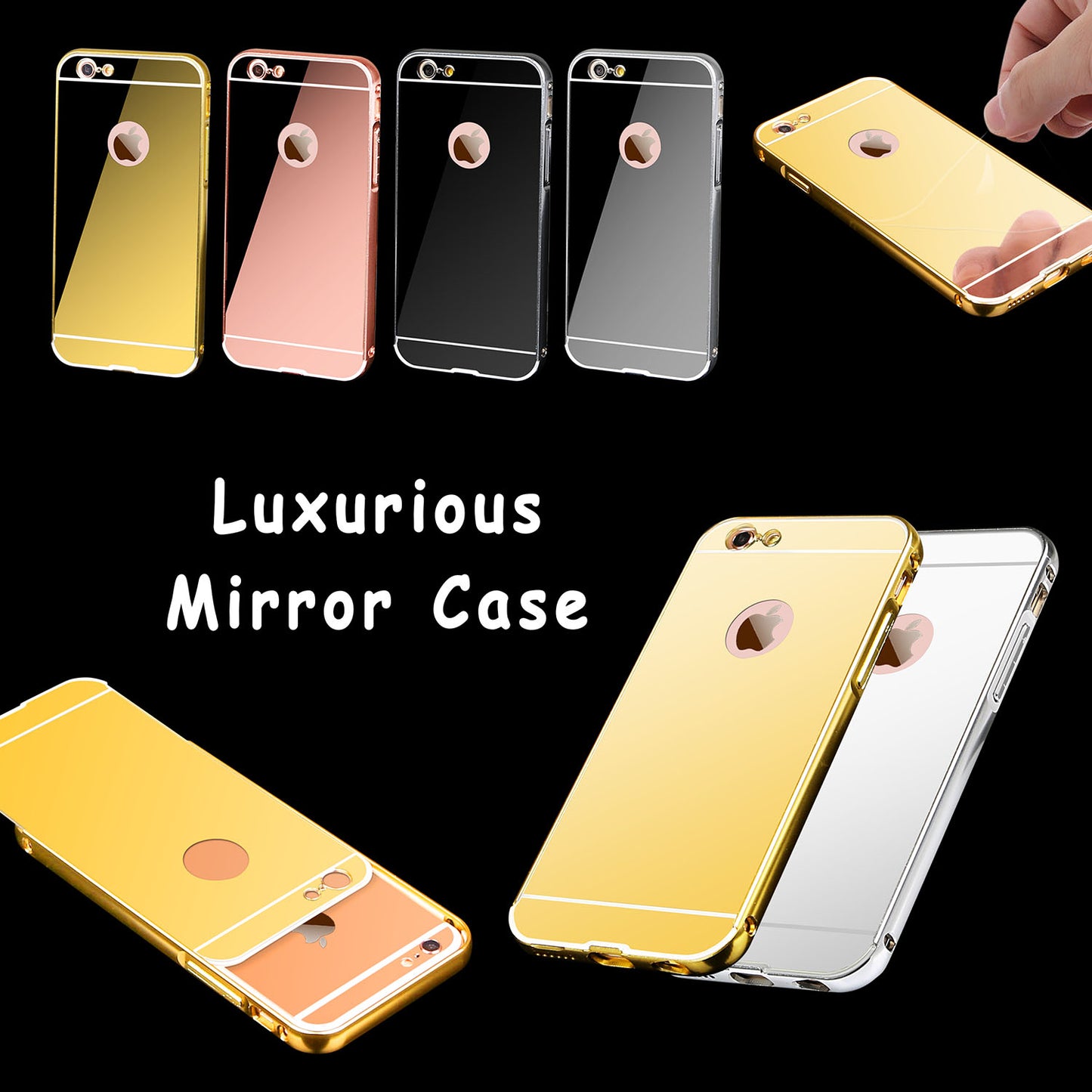 Mirror Case for iPhone 6 Plus/6s Plus - Slim Shock-Resistant