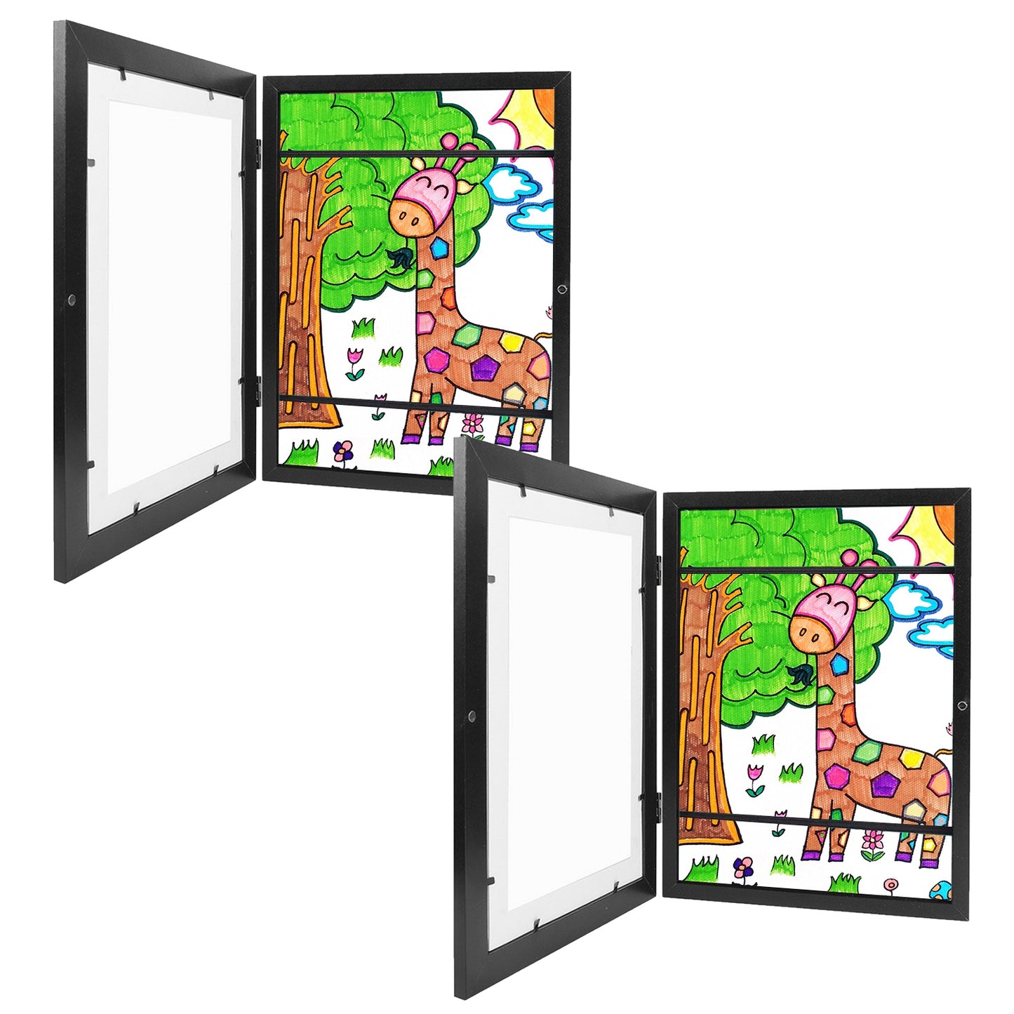 Kids Art Frame A3/A4 Front Opening Display with Storage