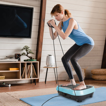 Vibration Platform Exercise Machine with Resistance Bands