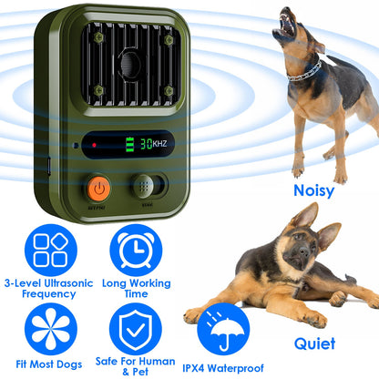 Ultrasonic Dog Bark Control Device with 3 Frequency Levels