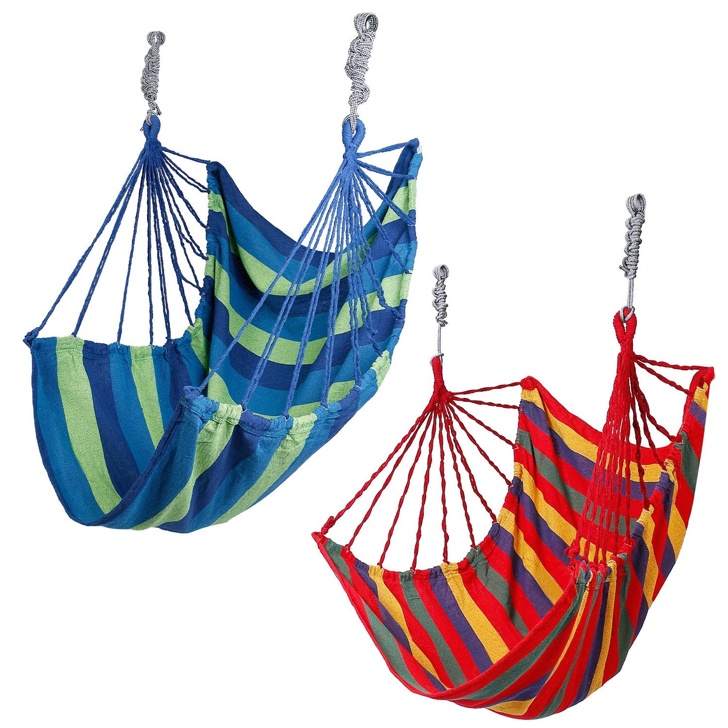 Hammock Hanging Chair with Pillows – 440 LBS Capacity