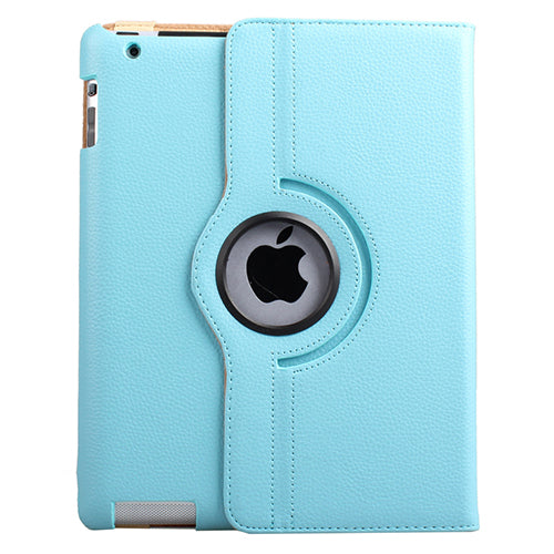 iPad 2 Rotating Magnetic Leather Case with Smart Cover
