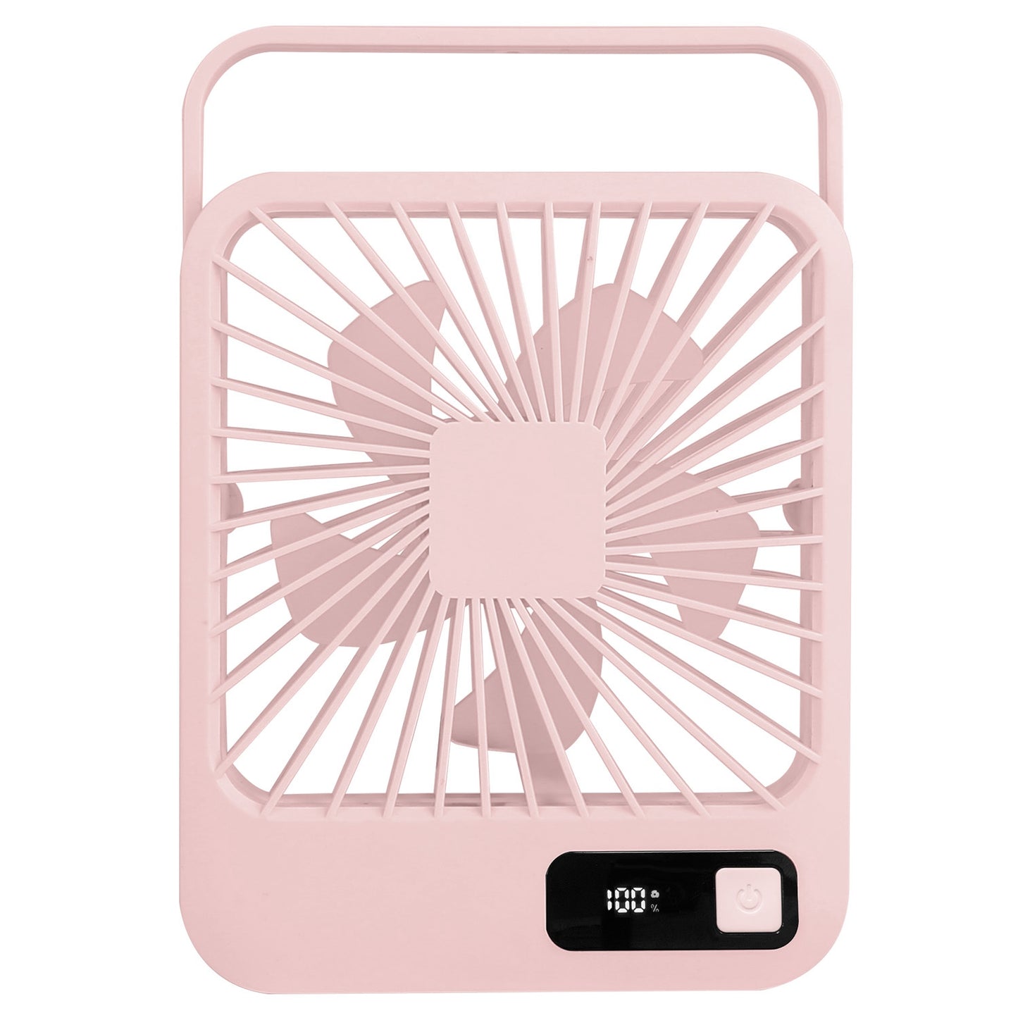 Rechargeable Desktop Fan with LCD Display & 5 Speed Settings