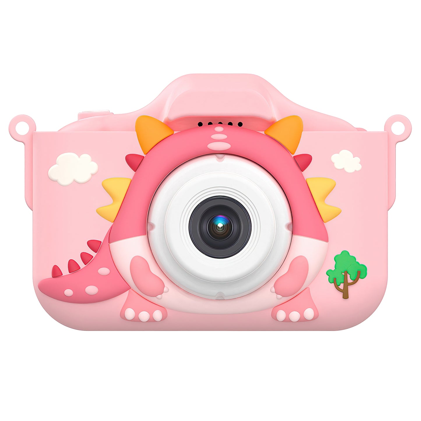 Kids Selfie Camera 48MP 1080P HD with Dinosaur Case